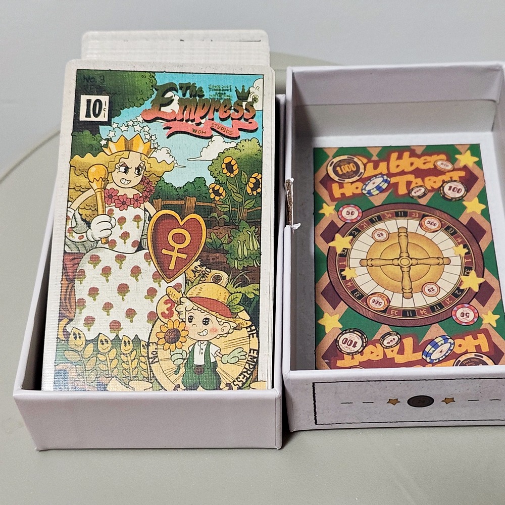 Tarot Cards Deck With Guidebook - Baralho de Tarot Vintage 