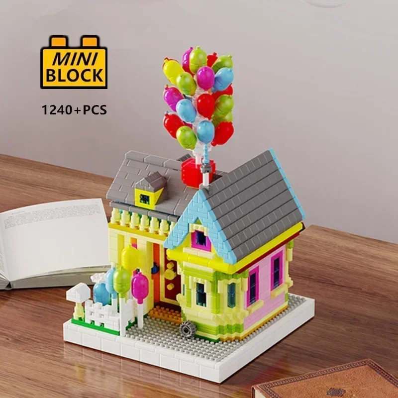 Building Blocks - Micro-Mini-Block Balloon Fly House Friends Streetview