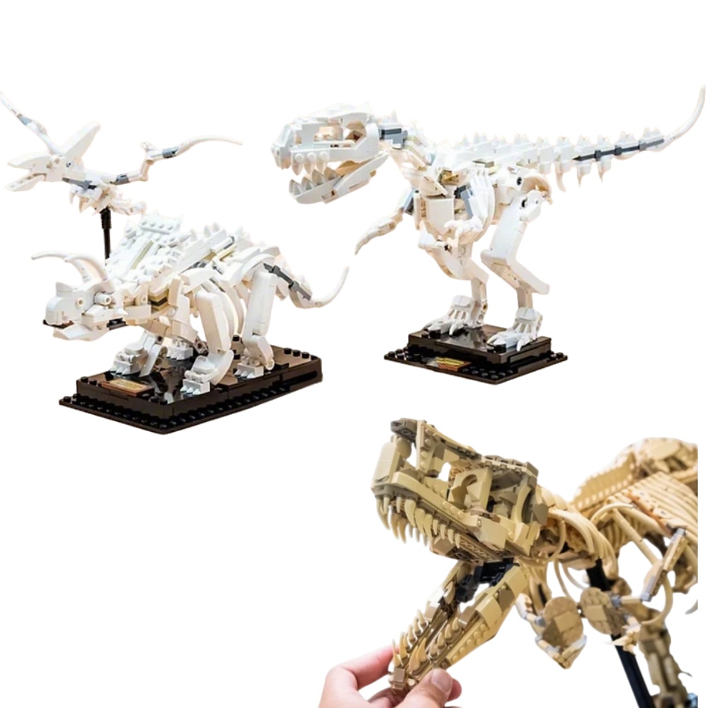 Building Blocks - Brinquedos de Dinossauros e Fósseis dos