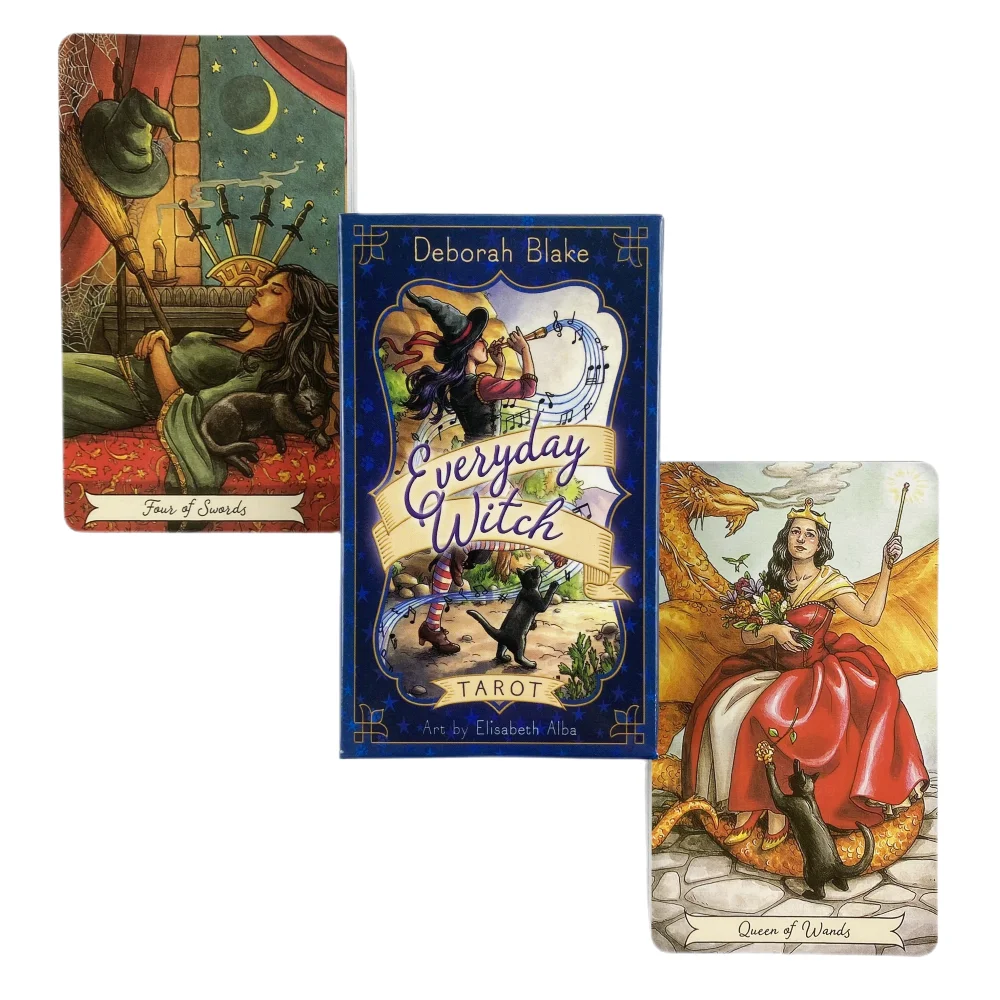 Tarot Cards Deck With Guidebook - Baralho de cartas de tarô de
