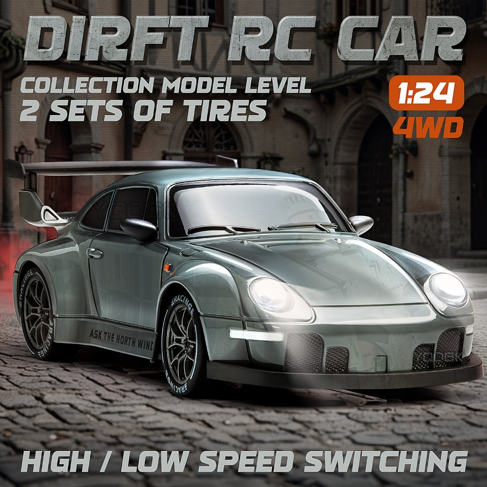 Rc Drift Car 1 24 Scale 4Wd - 2.4g controle remoto rc drift racing