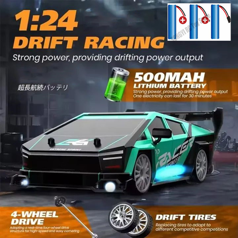 Rc Drift Car 1 24 Scale 4Wd - Carro de controle remoto rc drift