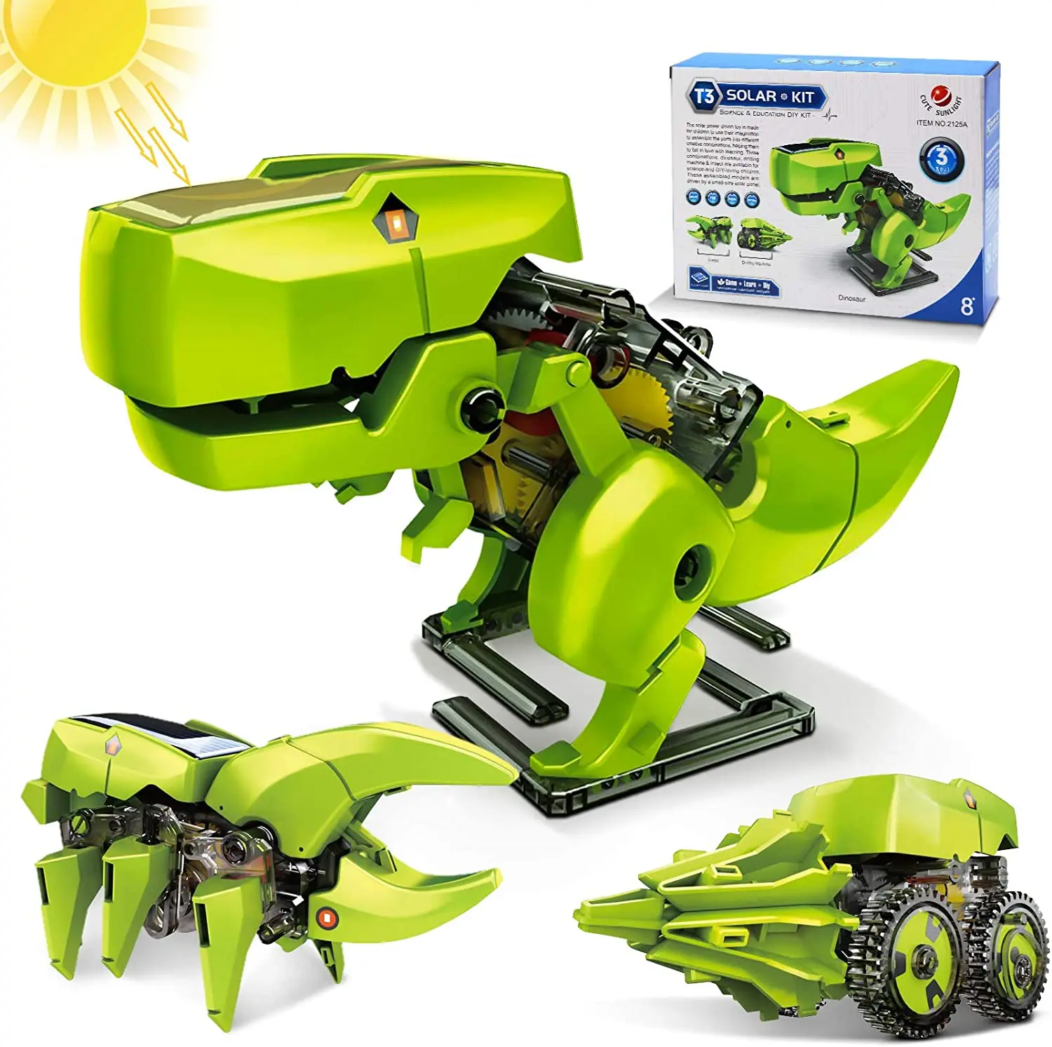 Stem Solar Robot Kit For Kids - Kits de robô solar, brinquedos educativos,