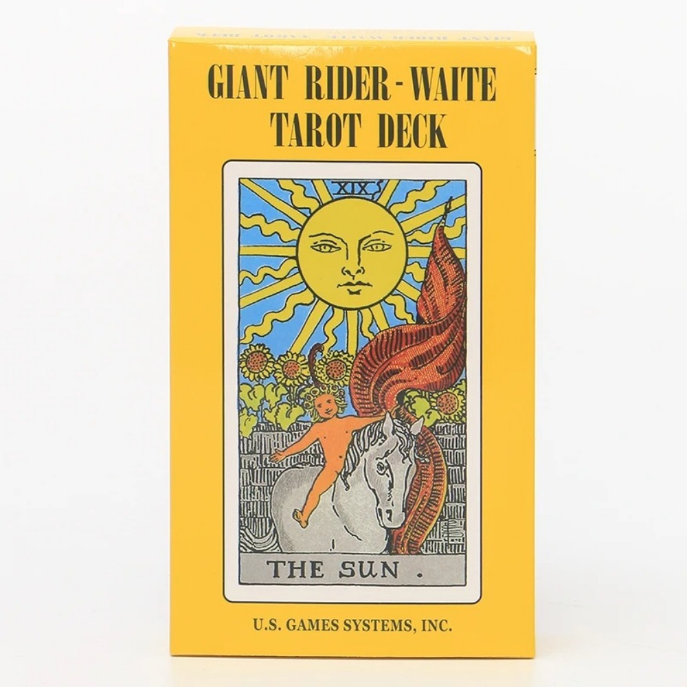 Tarot Cards Deck With Guidebook - Baralho de tarô clássico grande de