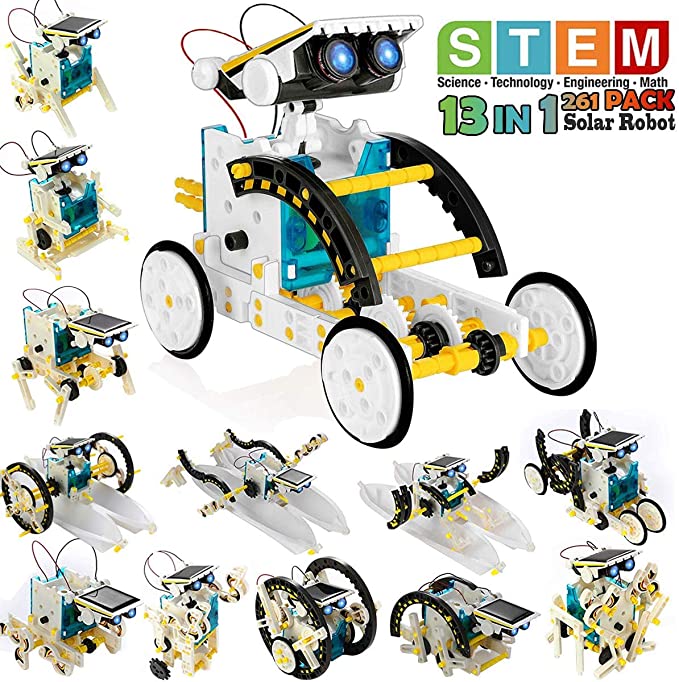 Stem Solar Robot Kit For Kids - Stem 13 em 1 educação robô
