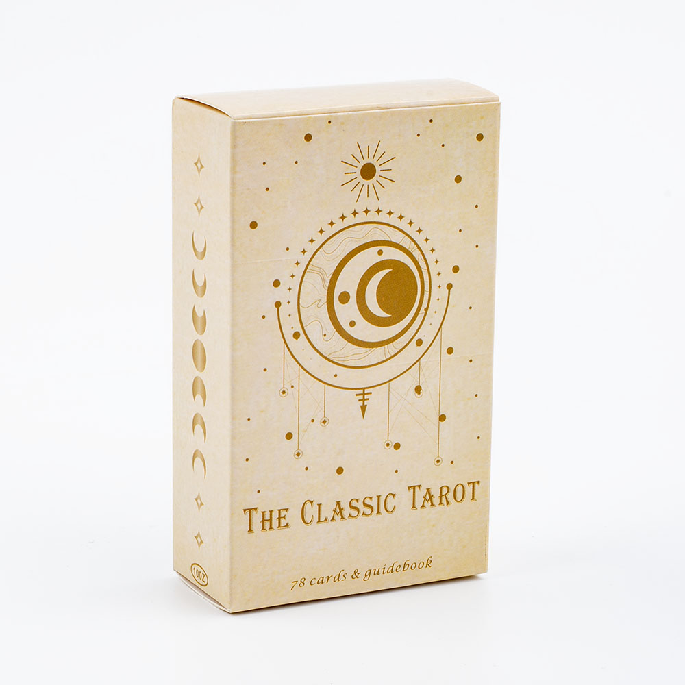 Tarot Cards Deck With Guidebook - Clássico Tarot Board Game para Iniciantes,