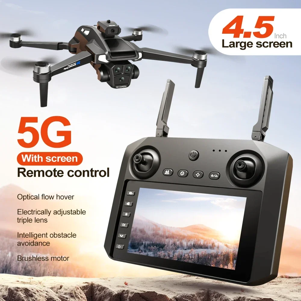 Fpv Brushless Rc Drone 4K - 2023 novo m22 pro wifi fpv