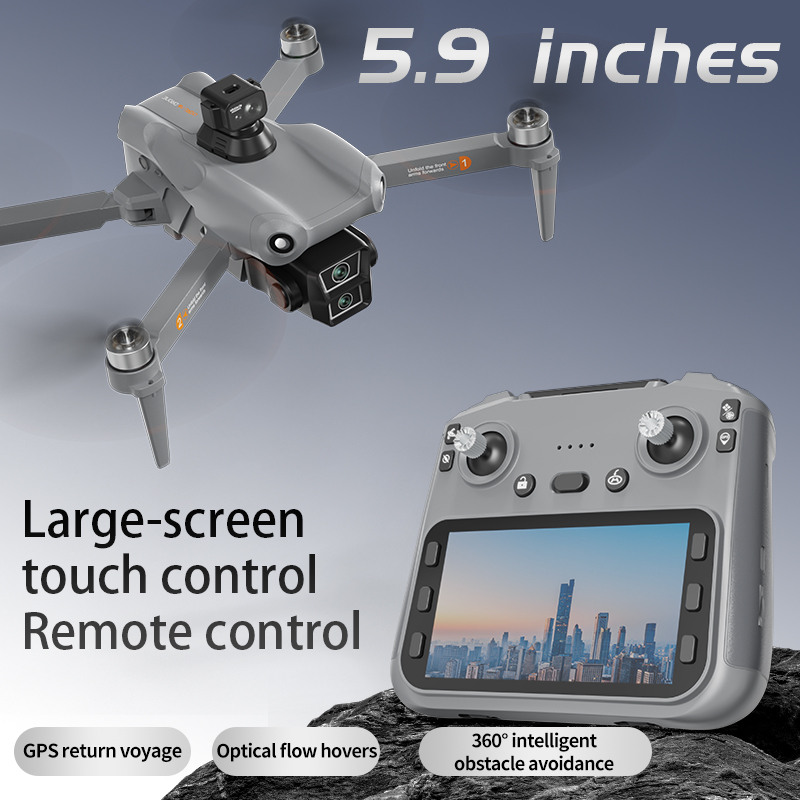 Fpv Brushless Rc Drone 4K - Drone Profissional L300 Pro GPS com
