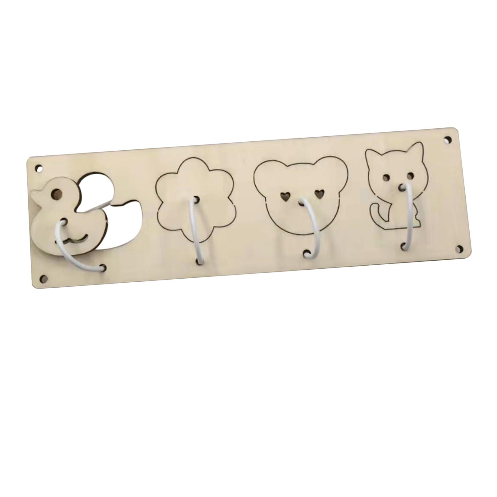 Acessório para Quadro de Ativi - Montessori Wooden Busy Board Toddler avaliação e preço