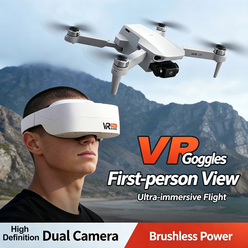 Helicóptero RC Drone com Contr - Fpv Brushless Rc Drone 4K avaliação e preço