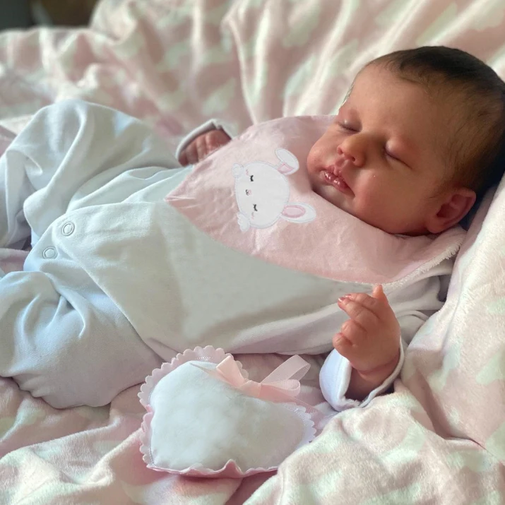 49cm fofinho corpo inteiro sil - Reborn Baby Doll Silicone Realistic avaliação e preço