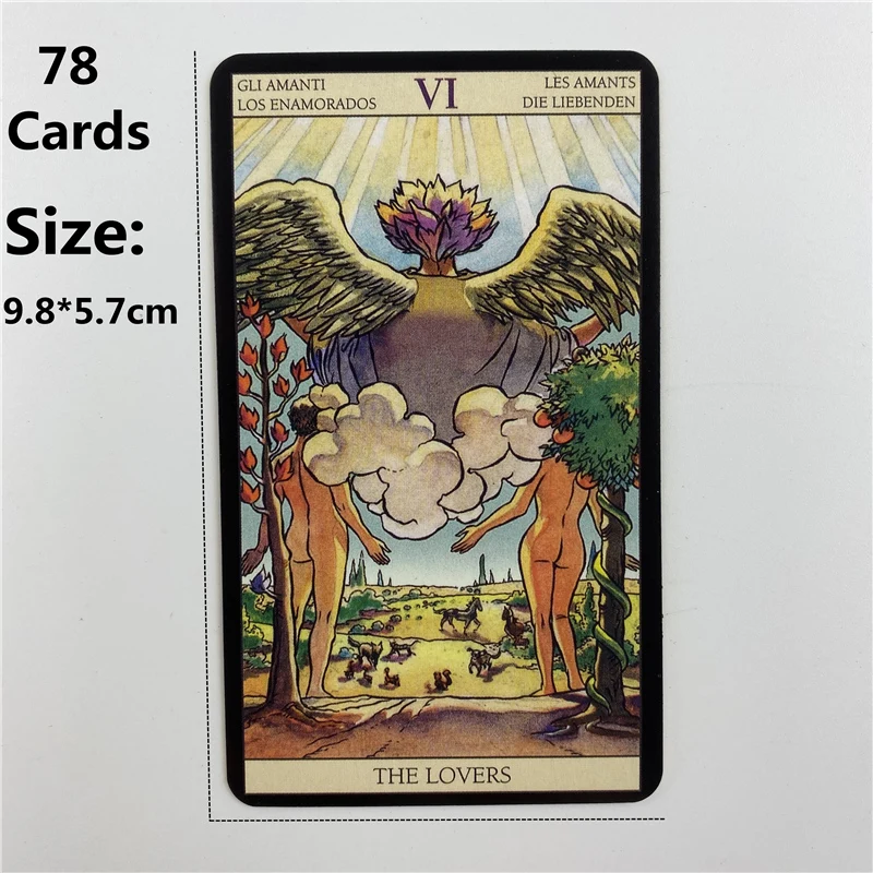 Baralho de Cartas de Tarô Back - Tarot Cards Deck With Guidebook avaliação e preço