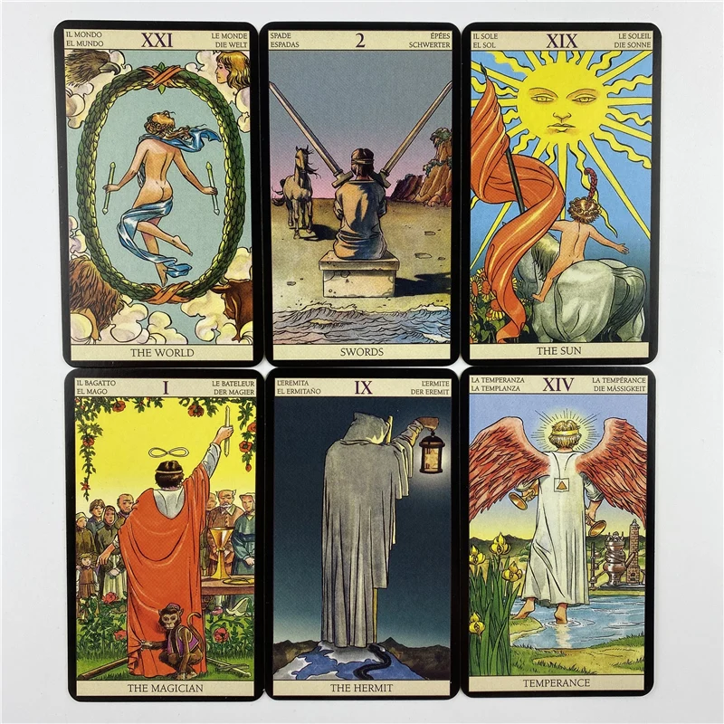 Baralho de Cartas de Tarô Back - Tarot Cards Deck With Guidebook avaliação e preço