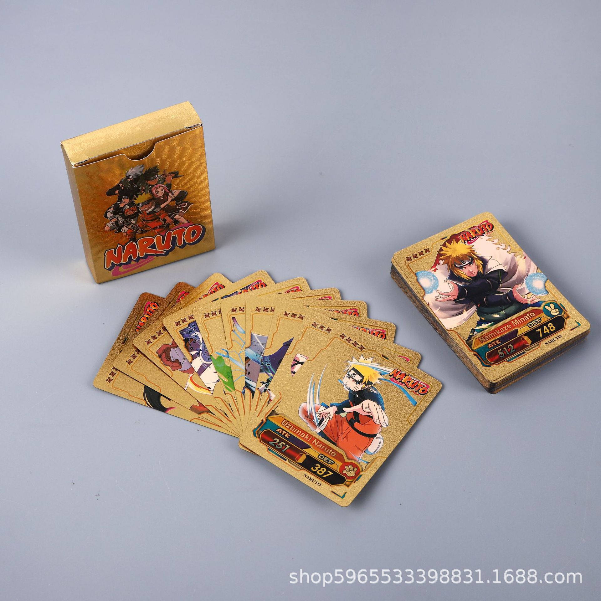 55 Cartas de Naruto Série Ouro - Board Games avaliação e preço