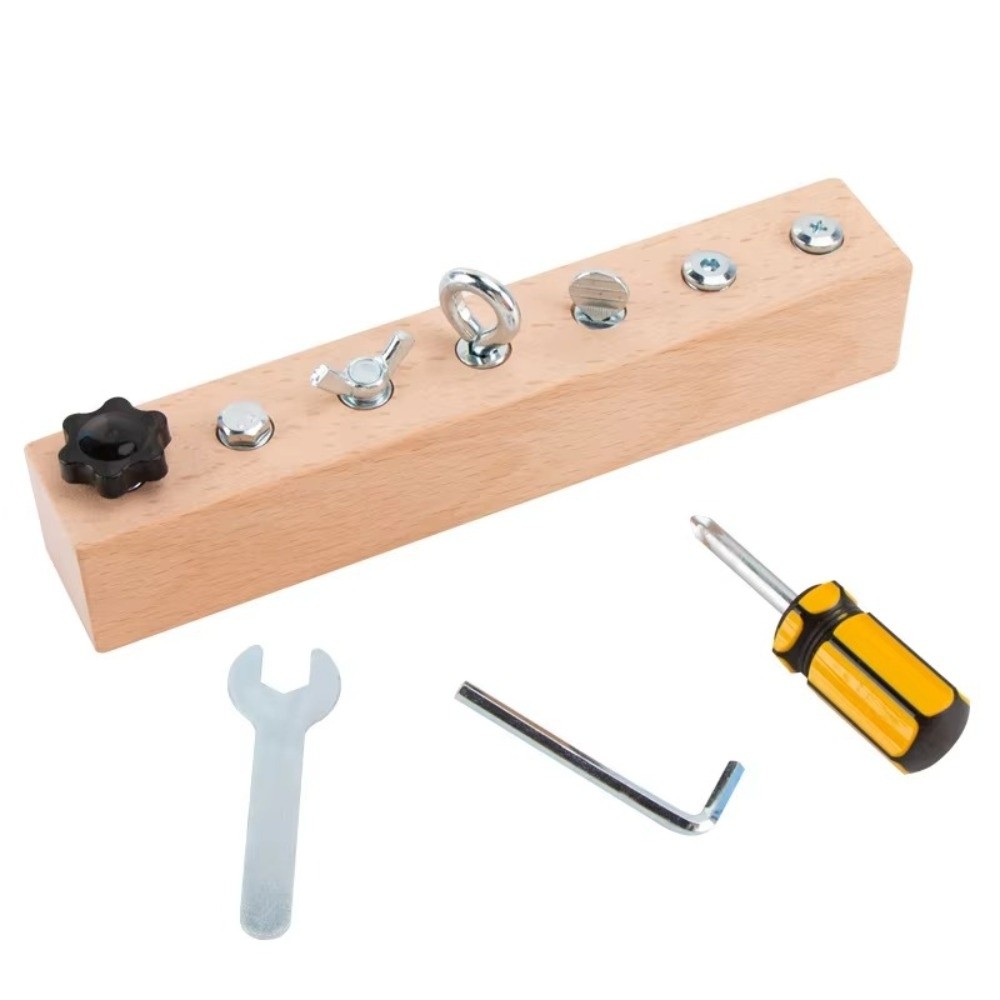 Novo Brinquedo Portátil Montes - Montessori Wooden Busy Board Toddler avaliação e preço