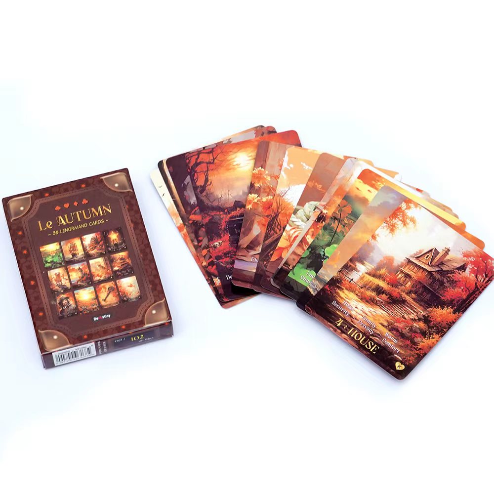Lenormand tarô baralho le outo - Tarot Cards Deck With Guidebook avaliação e preço