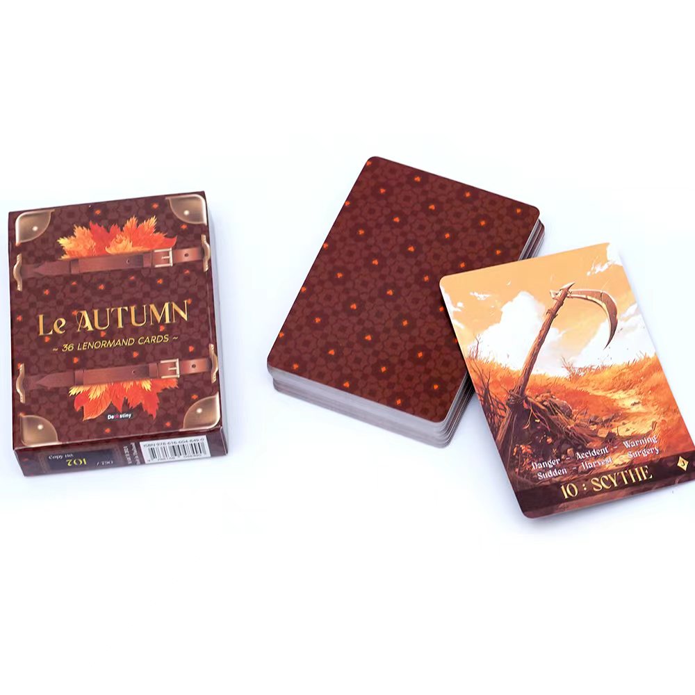 Lenormand tarô baralho le outo - Tarot Cards Deck With Guidebook avaliação e preço