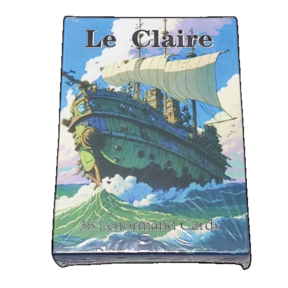 10,4 * 7,3 cm Le Claire Lenorm - Tarot Cards Deck With Guidebook avaliação e preço