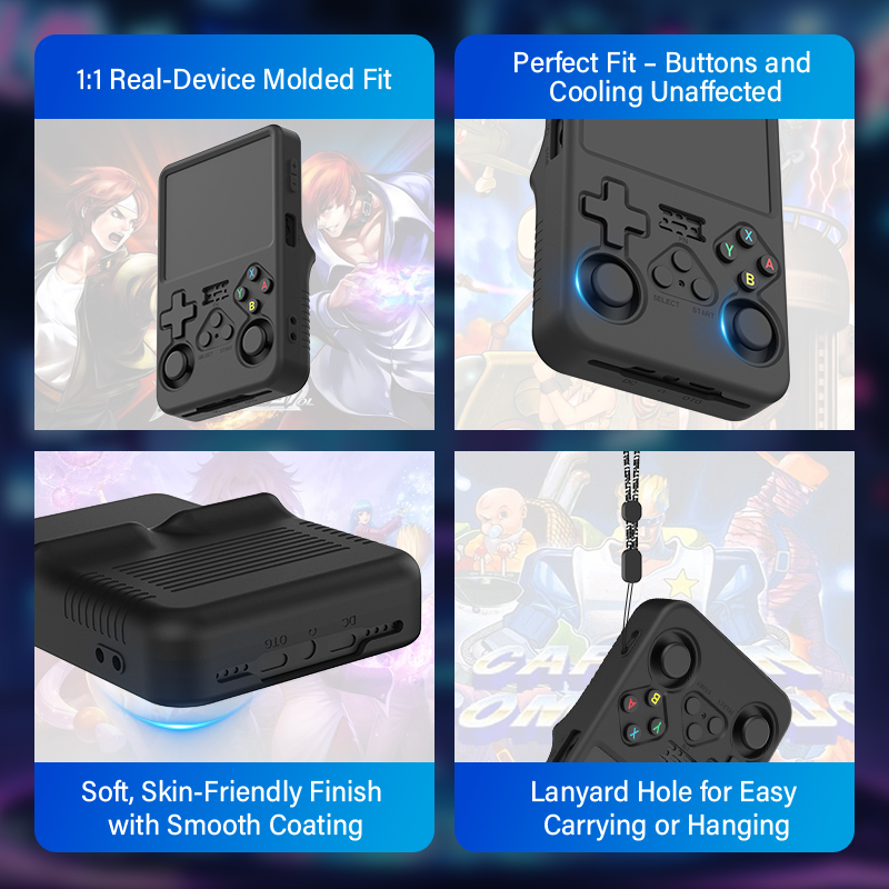 Capa Protetora de Silicone Mac - Retro Handheld Game Console R36S avaliação e preço