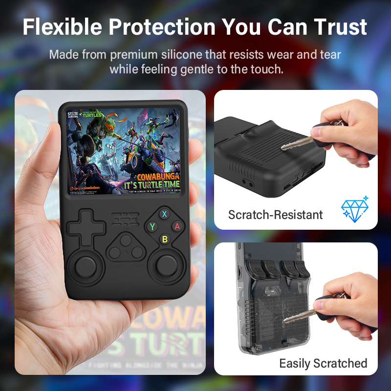 Capa Protetora de Silicone Mac - Retro Handheld Game Console R36S avaliação e preço