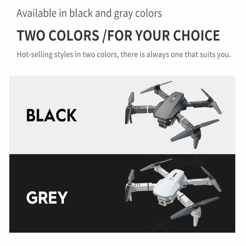 Mini Drone E88 com Câmera 4K H - Fpv Brushless Rc Drone 4K avaliação e preço