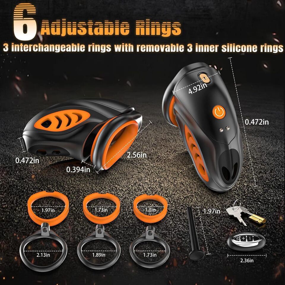 Novo Anel de Castidade Masculi - Remote Control Toys avaliação e preço