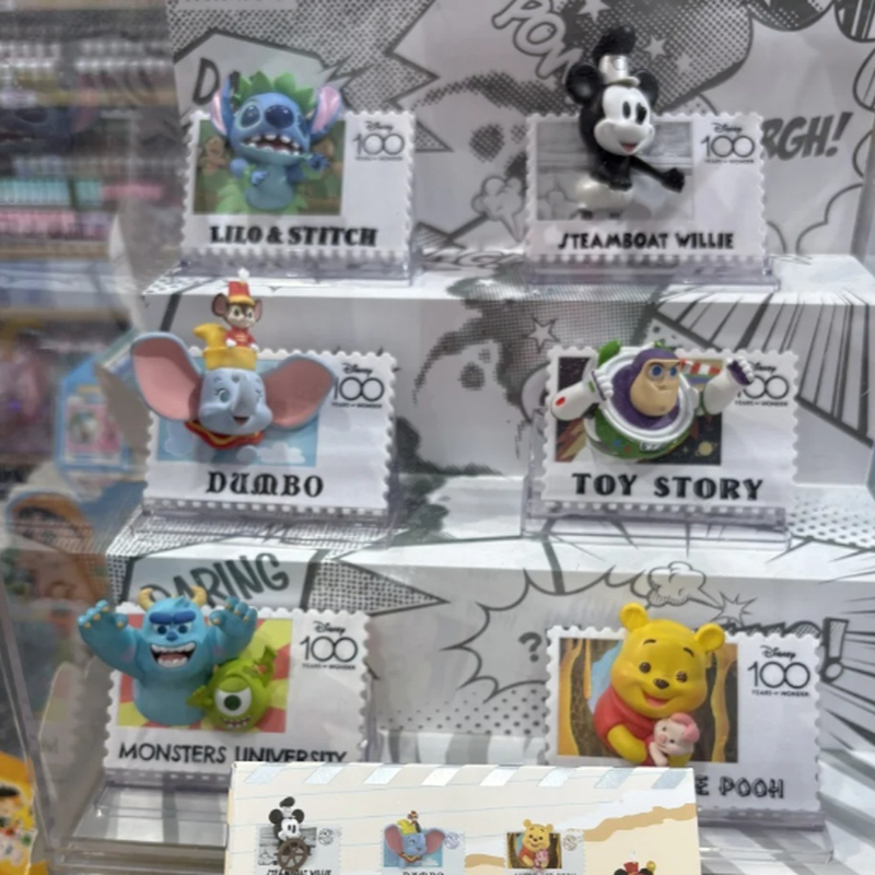 Genuíno aniversário retro selo - Anime Action Figure Blind Box avaliação e preço