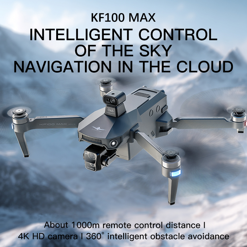 Kf100 max gps drone 4k câmera  - Fpv Brushless Rc Drone 4K avaliação e preço