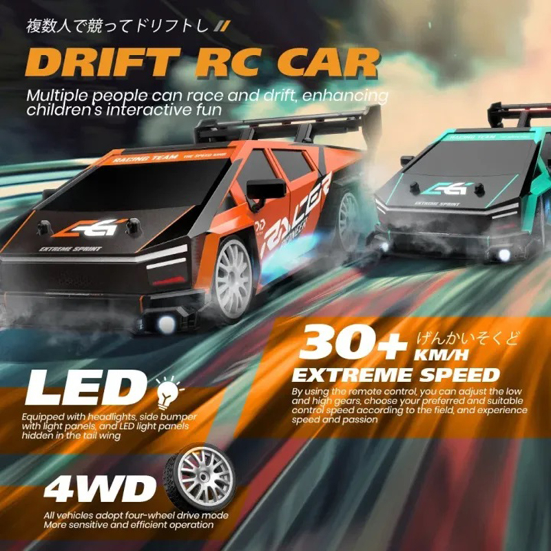 Carro de controle remoto rc dr - Rc Drift Car 1 24 Scale 4Wd avaliação e preço