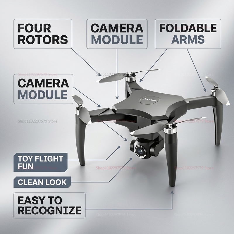 Mini Drone YL01 com Câmera 8K  - Fpv Brushless Rc Drone 4K avaliação e preço