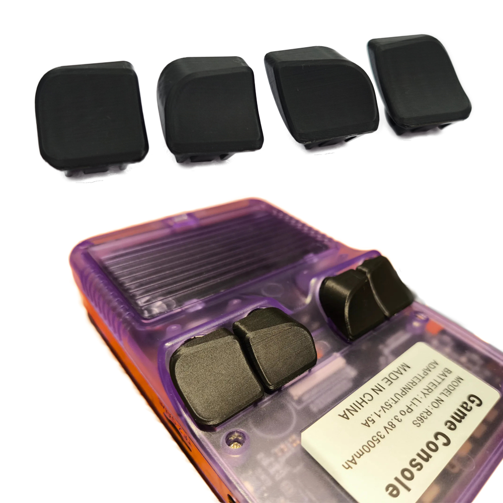 4 botões traseiros de impressã - Retro Handheld Game Console R36S avaliação e preço