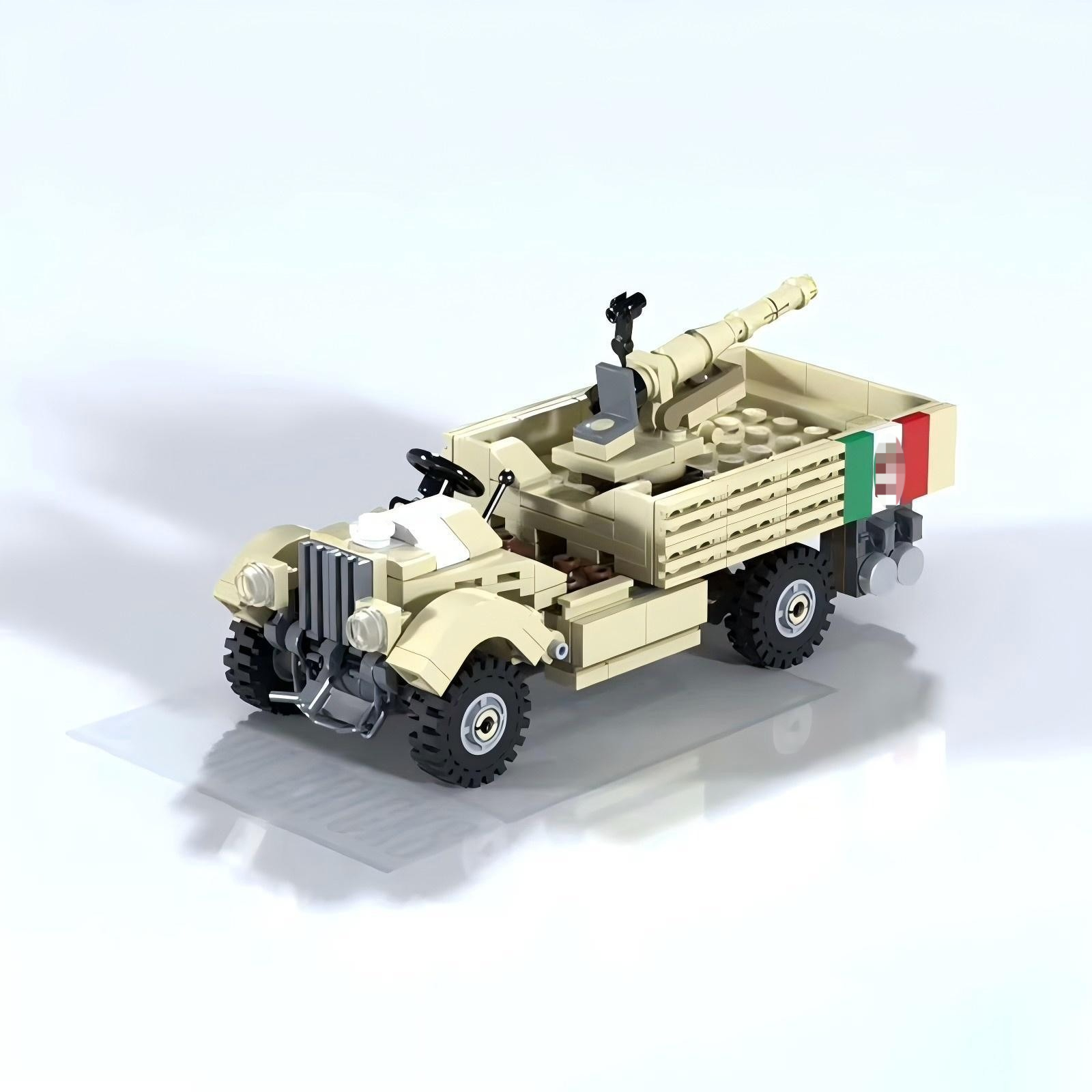 Moc série militar italiano M11 - Lego Compatible Military Tank avaliação e preço