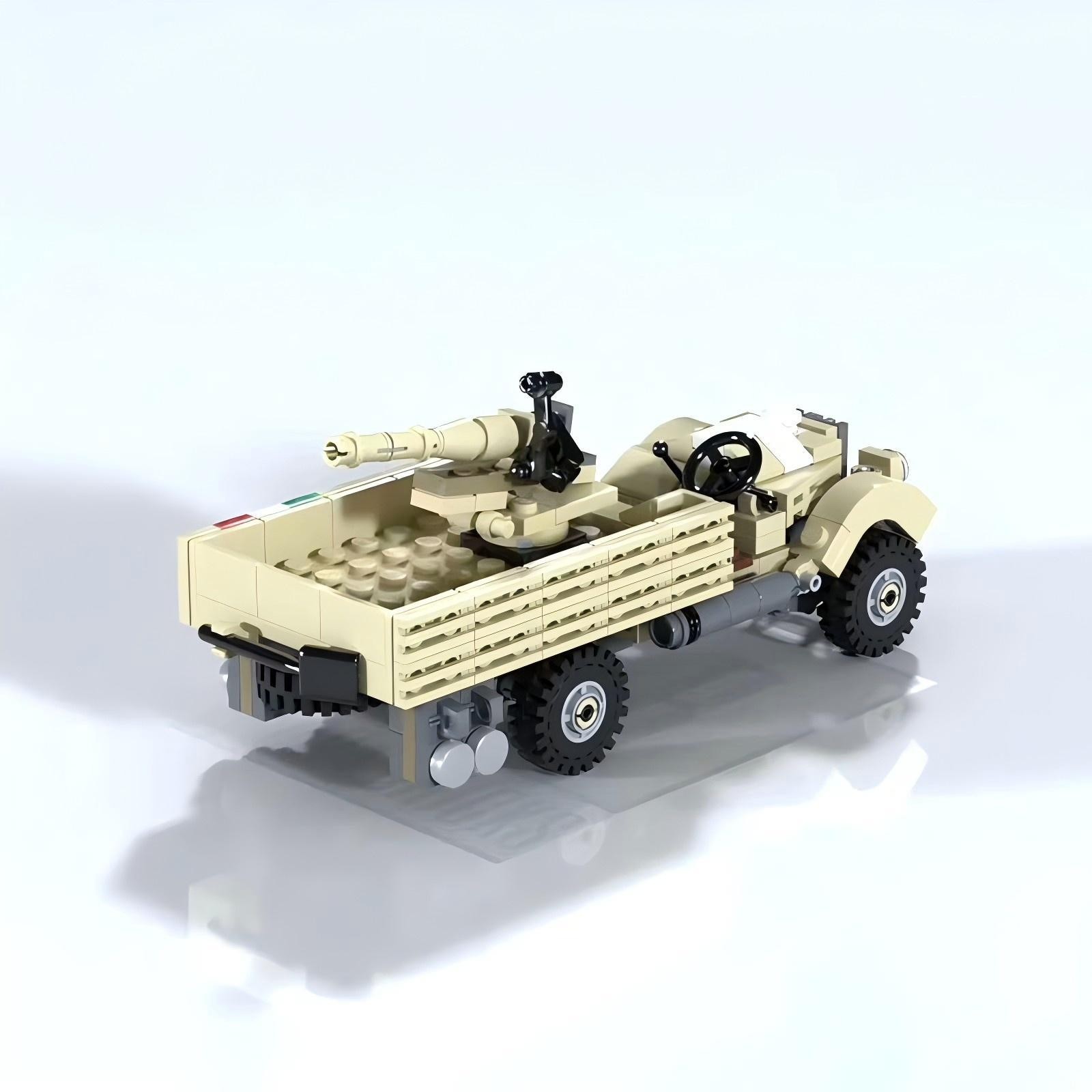Moc série militar italiano M11 - Lego Compatible Military Tank avaliação e preço