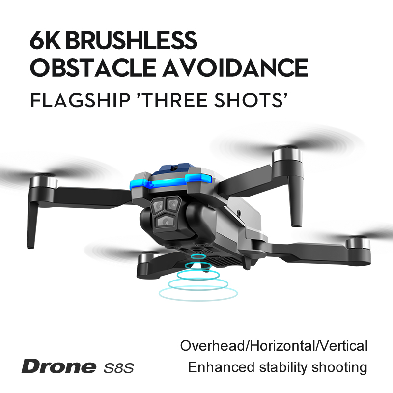 Drone RC S8S GPS Original com  - Fpv Brushless Rc Drone 4K avaliação e preço