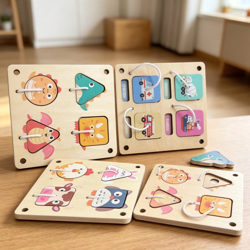 Acessórios DIY para Quadro de  - Montessori Wooden Busy Board Toddler avaliação e preço