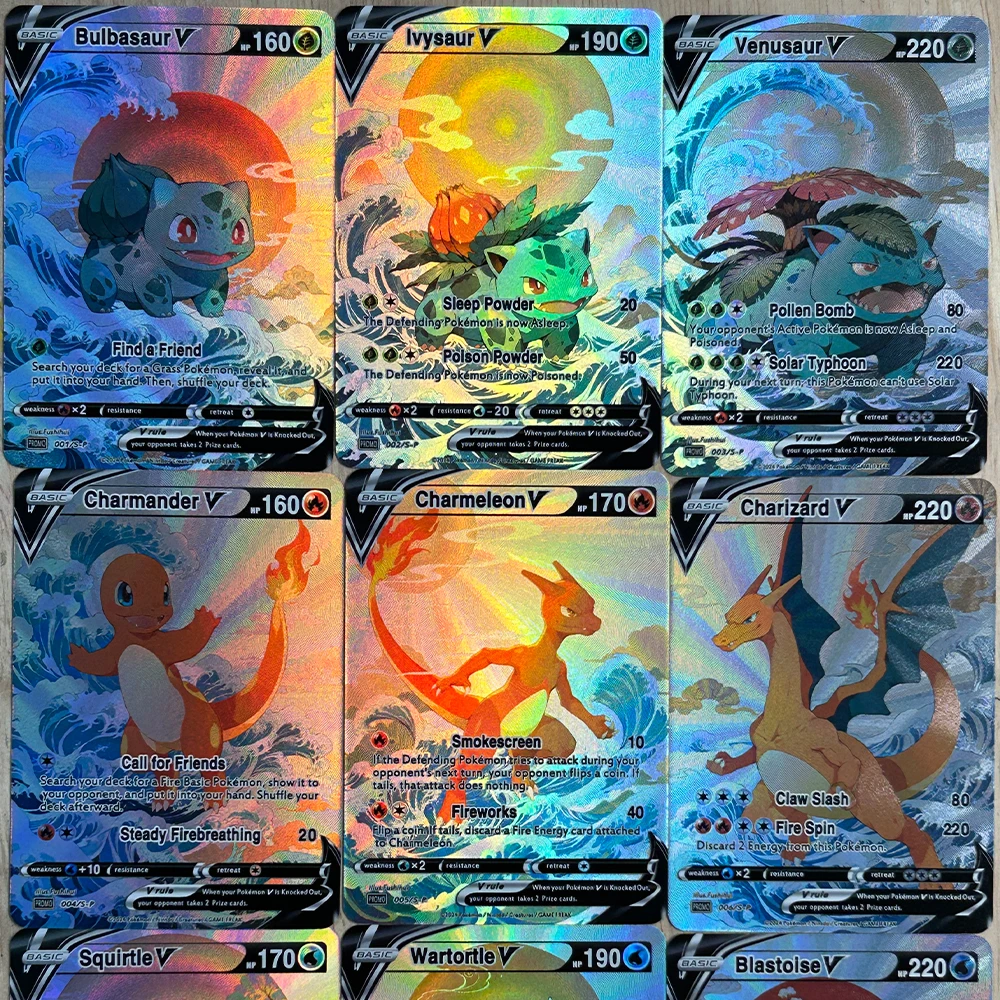 9 Pçs/set DIY Anime PTCG Coleç - Board Games avaliação e preço