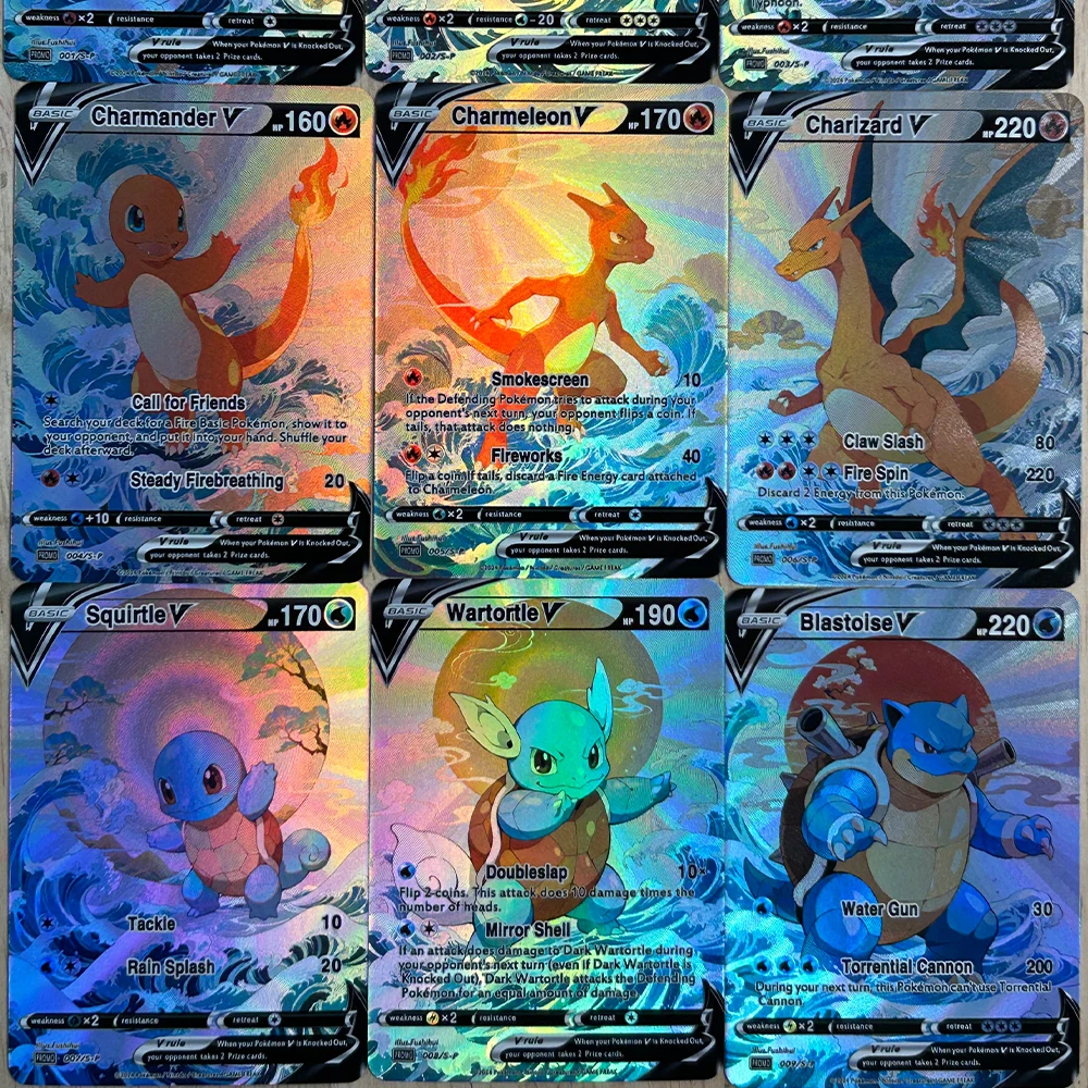 9 Pçs/set DIY Anime PTCG Coleç - Board Games avaliação e preço