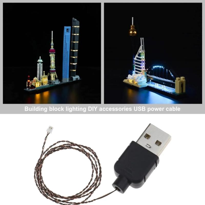 Cabo de Alimentação USB DIY de - Building Blocks avaliação e preço
