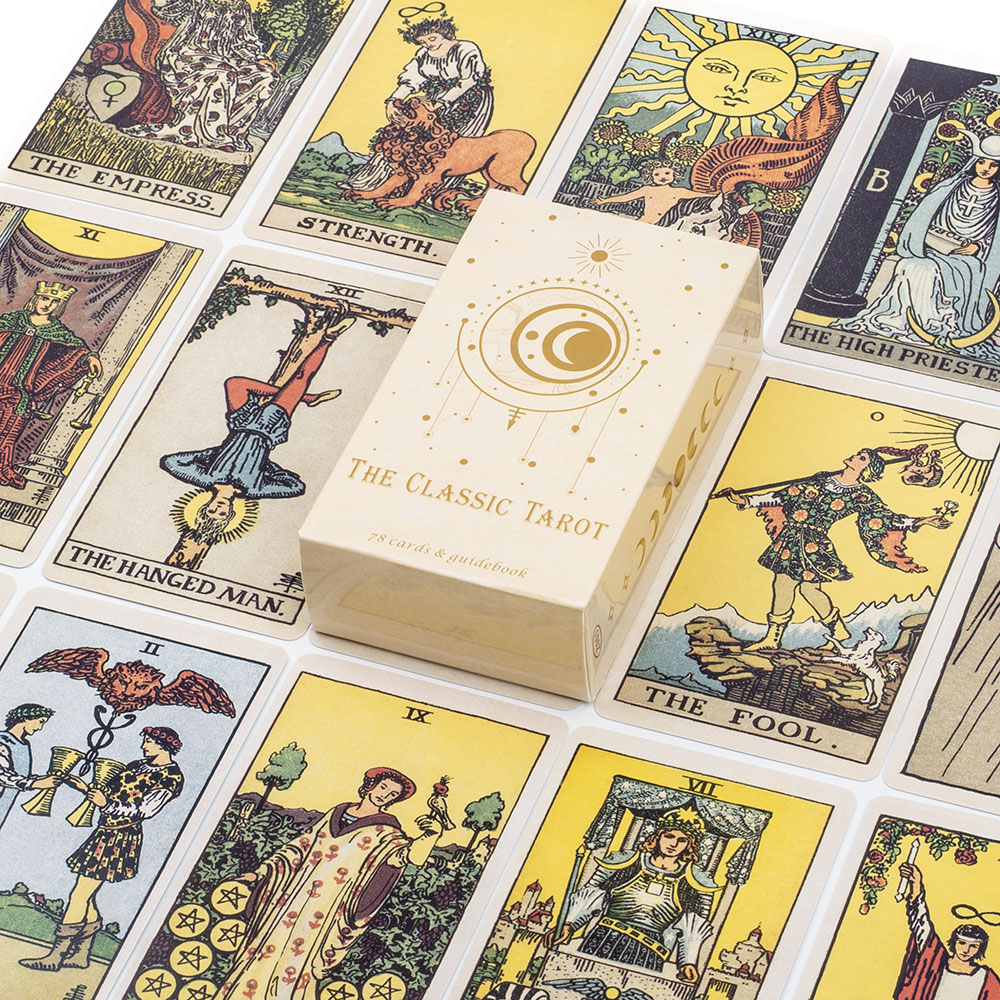 Clássico Tarot Board Game para - Tarot Cards Deck With Guidebook avaliação e preço