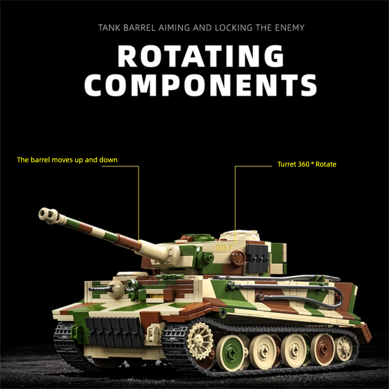 Conjunto de Blocos de Montar T - Lego Compatible Military Tank avaliação e preço