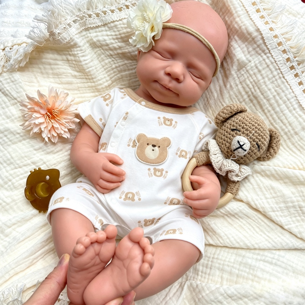 Boneca Reborn de Silicone Comp - Reborn Baby Doll Silicone Realistic avaliação e preço