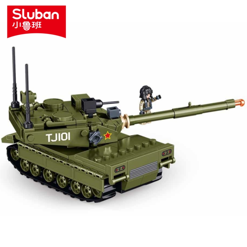 Sluban 183 peças modelo de tan - Lego Compatible Military Tank avaliação e preço