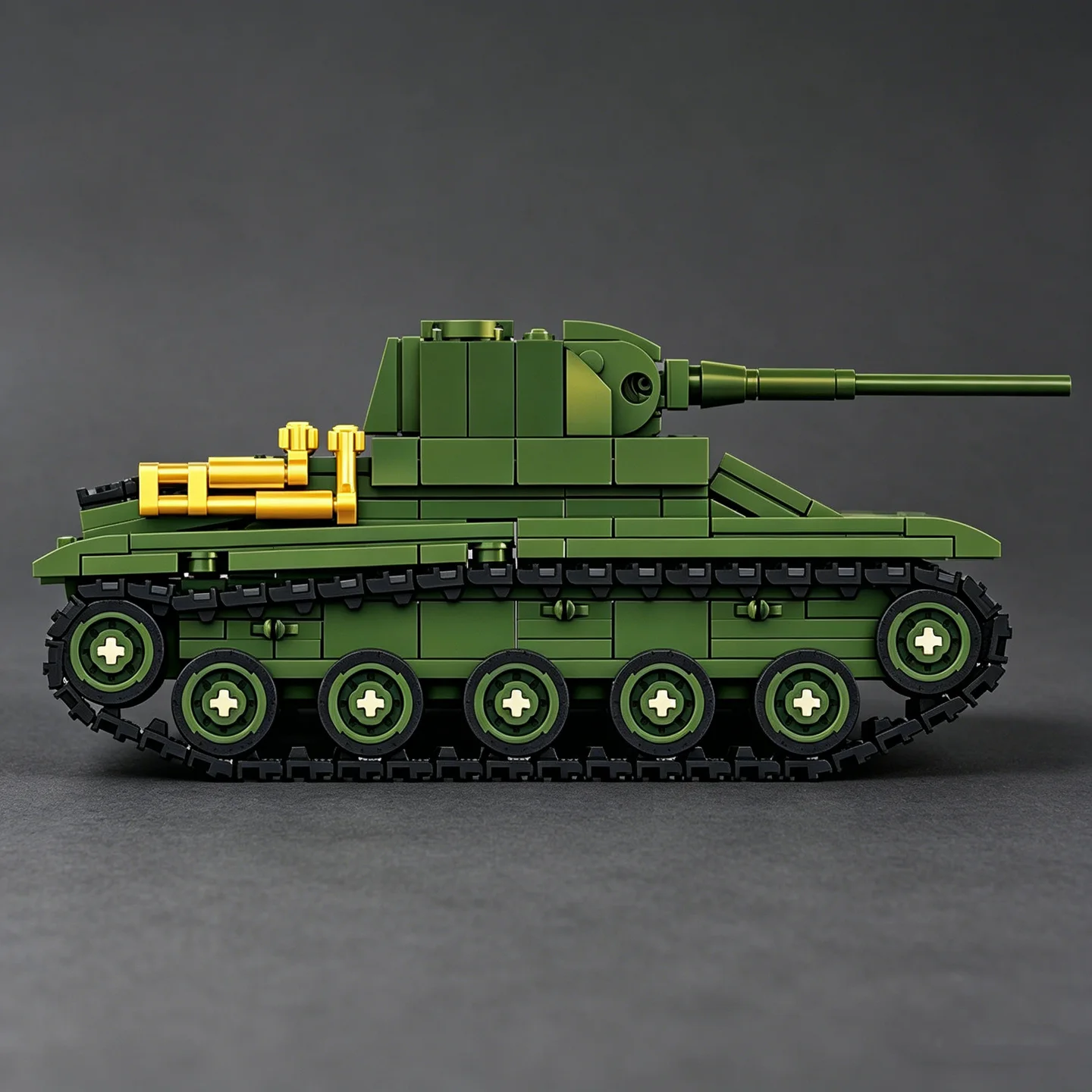 Modelo de Tanque Leve T-70 do  - Lego Compatible Military Tank avaliação e preço
