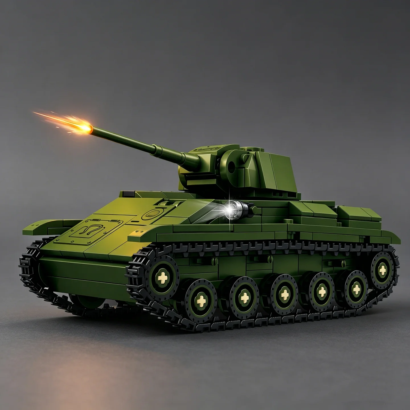 Modelo de Tanque Leve T-70 do  - Lego Compatible Military Tank avaliação e preço