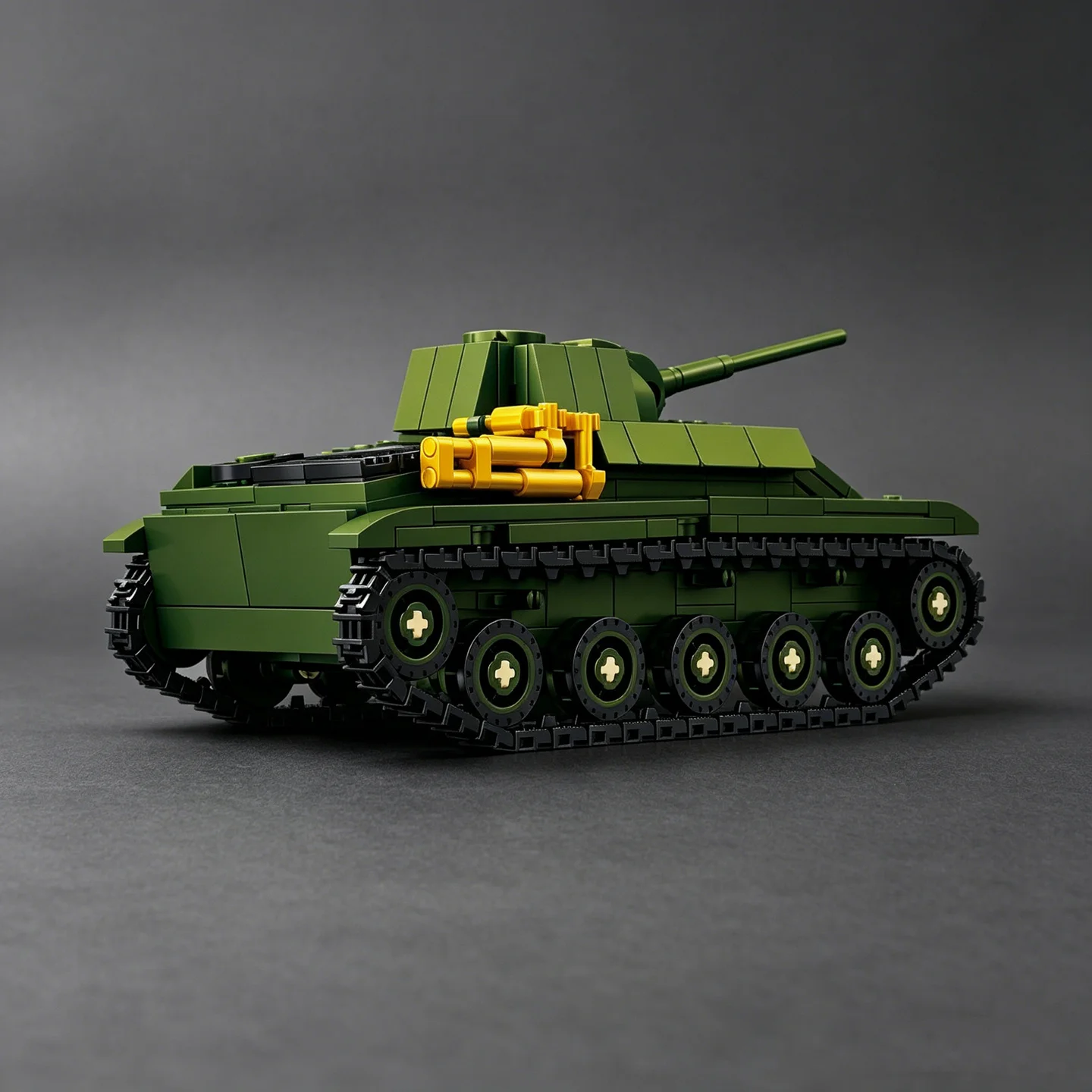 Modelo de Tanque Leve T-70 do  - Lego Compatible Military Tank avaliação e preço