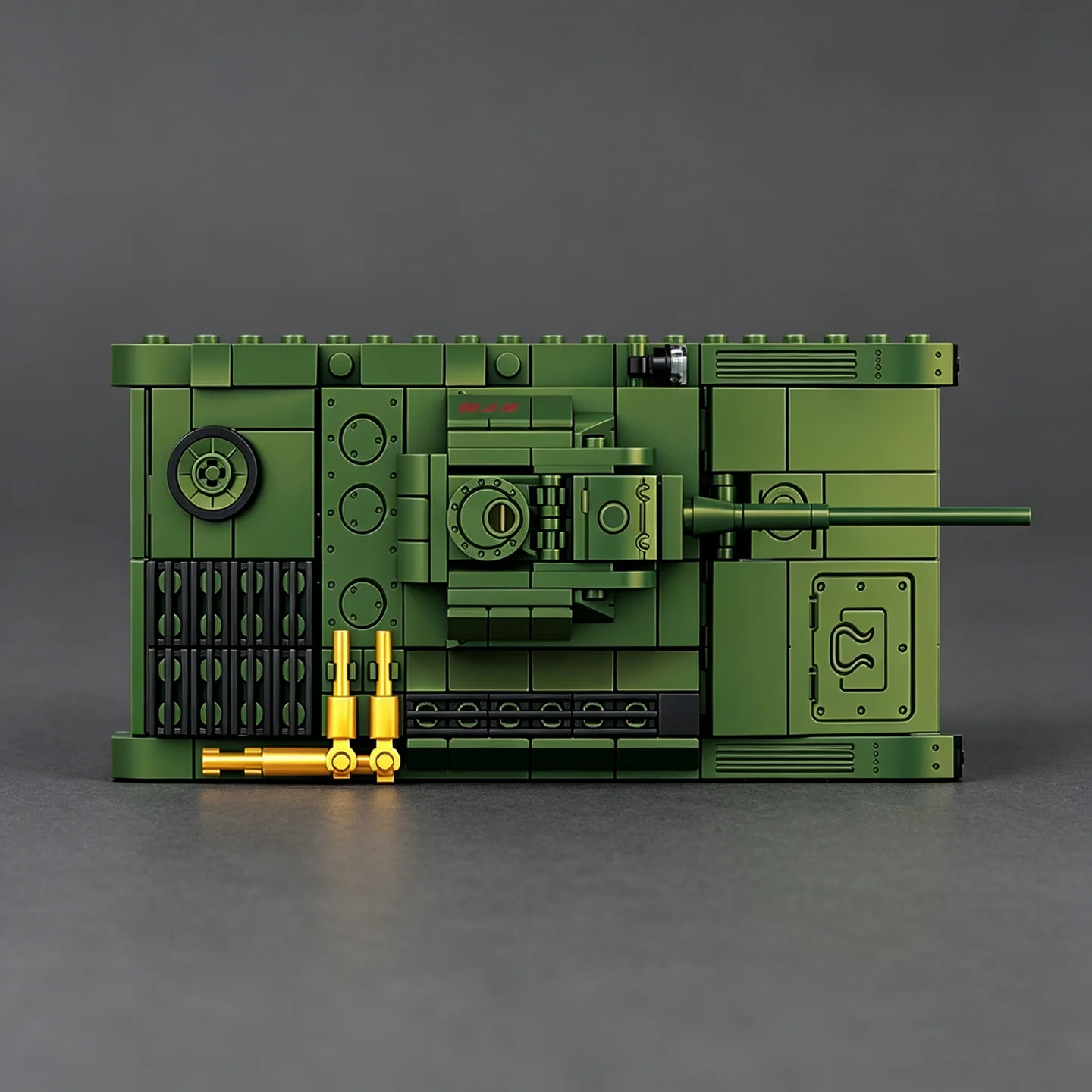 Modelo de Tanque Leve T-70 do  - Lego Compatible Military Tank avaliação e preço