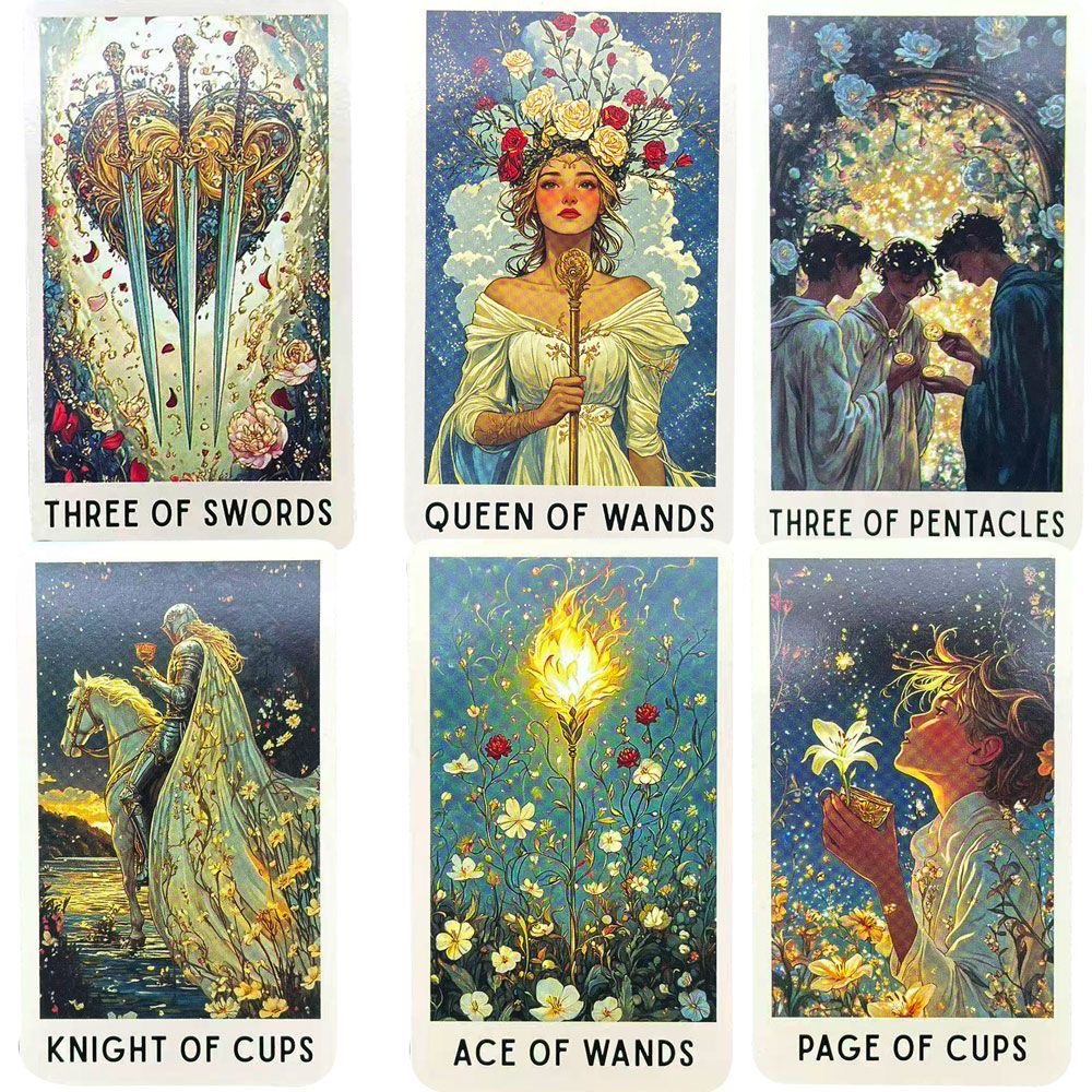 78 Cartas de Tarô Enigmatic Bl - Tarot Cards Deck With Guidebook avaliação e preço