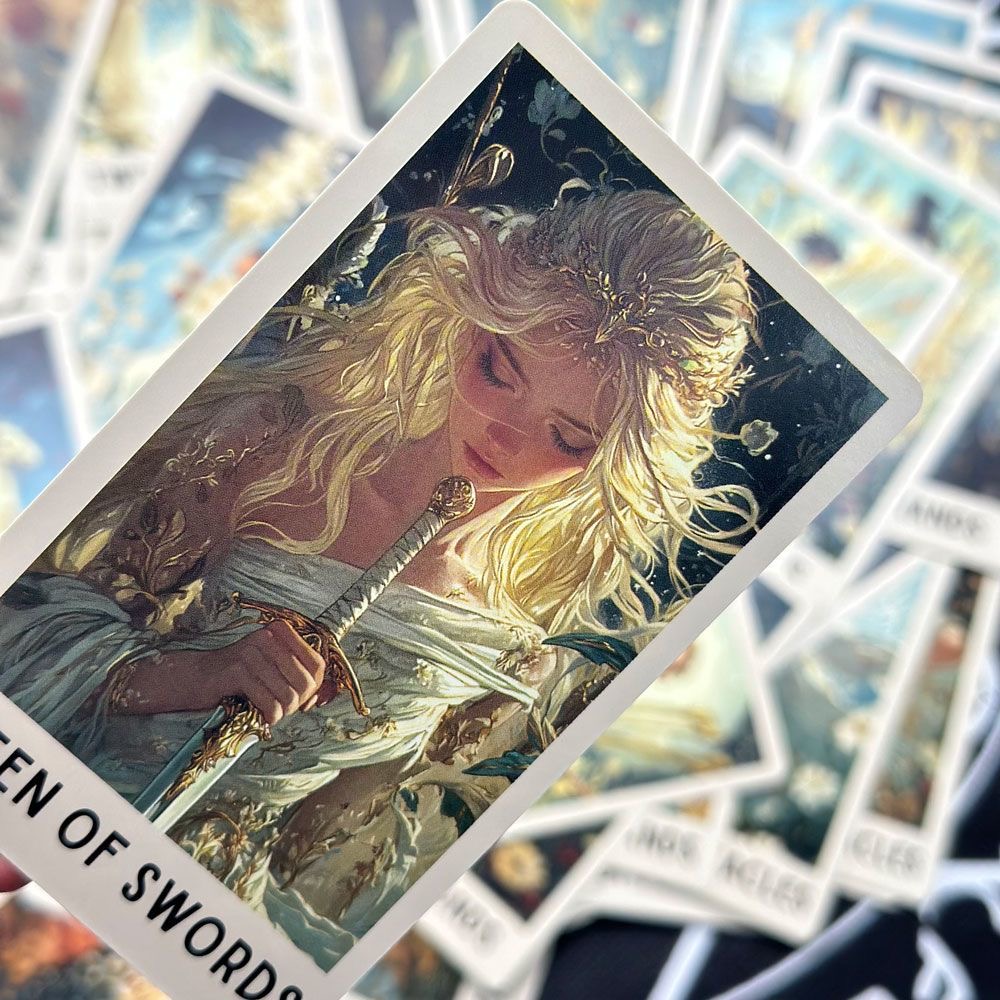 78 Cartas de Tarô Enigmatic Bl - Tarot Cards Deck With Guidebook avaliação e preço