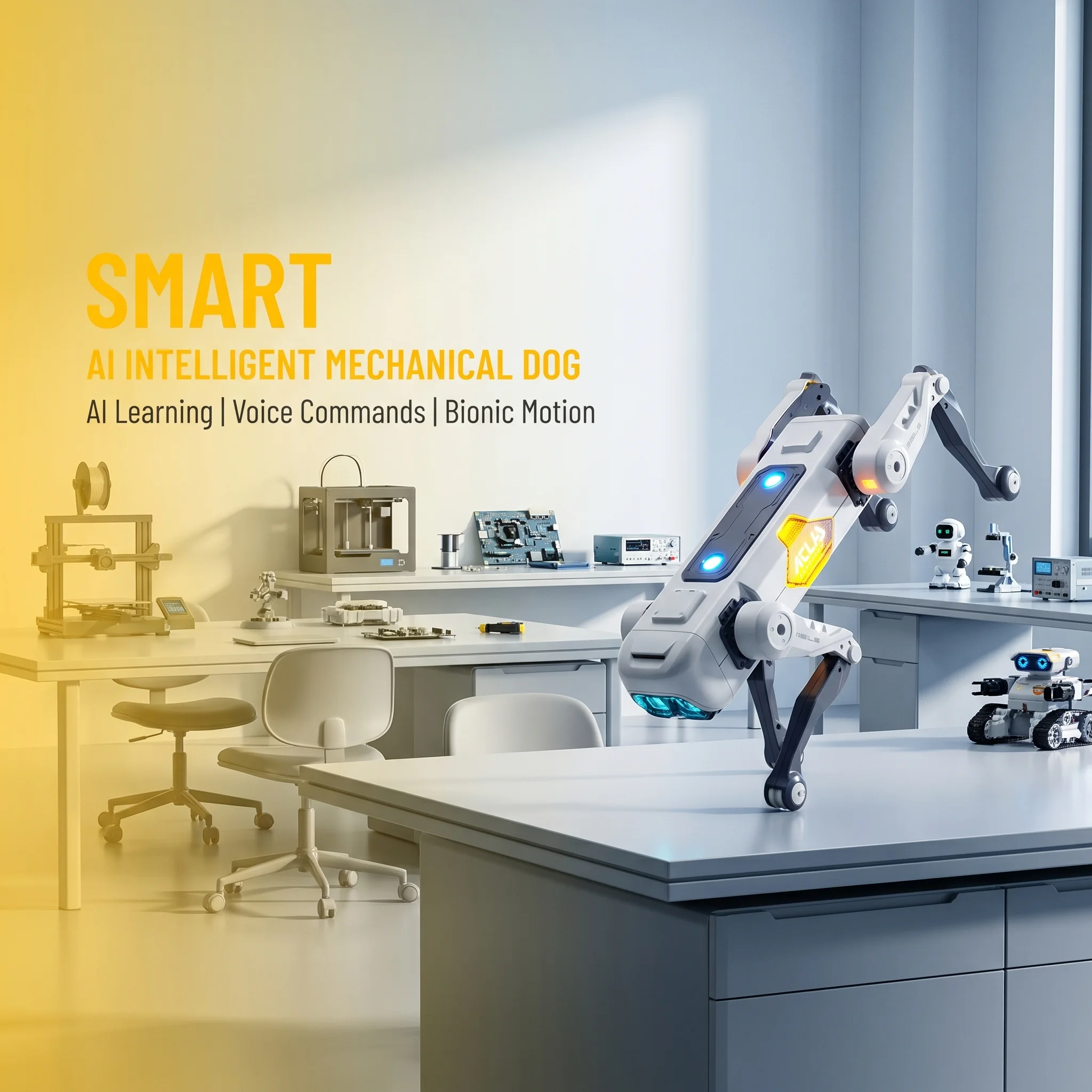 Cão Robô Inteligente com IA, C - Remote Control Toys avaliação e preço