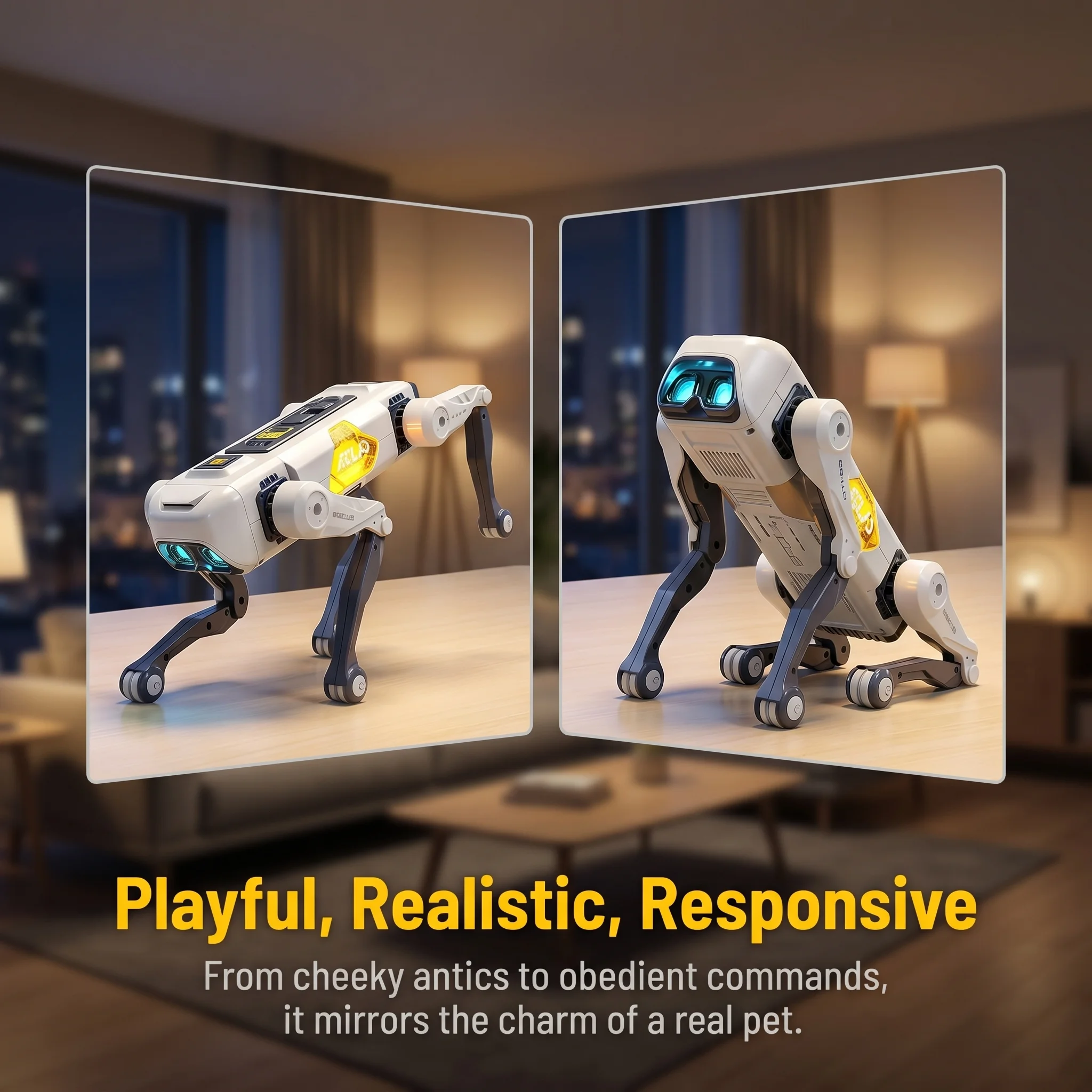 Cão Robô Inteligente com IA, C - Remote Control Toys avaliação e preço